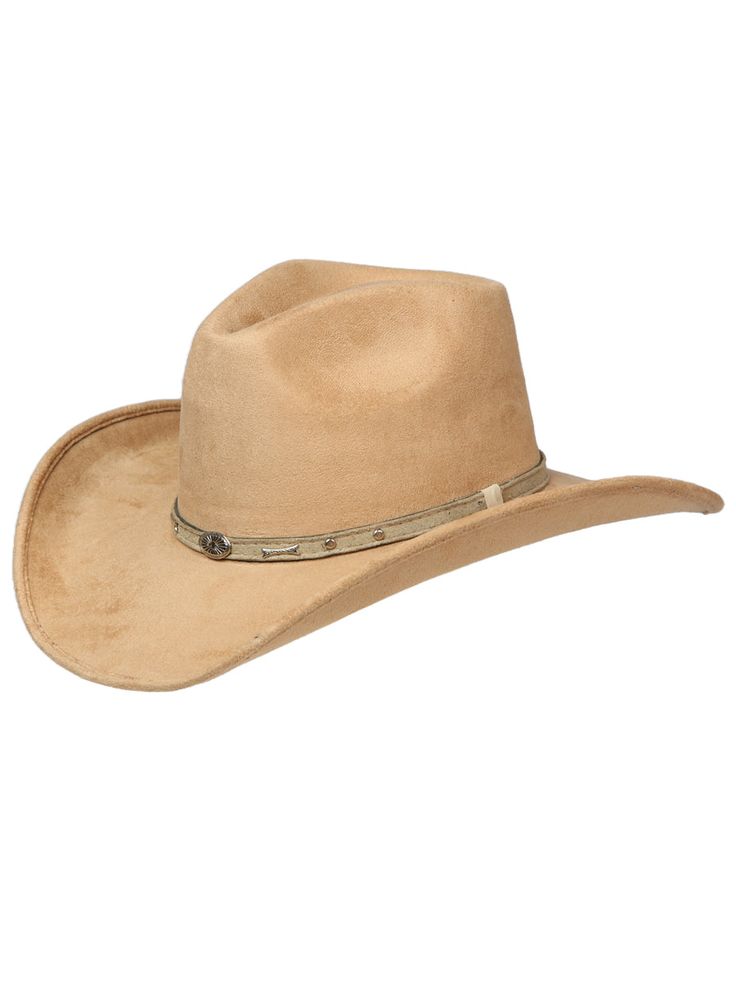 Sombrero Vaquero Horma Indiana de Gamuza Faux para Mujer / Unisex 'El General' Sombreros Vaqueros El General Camel Cowboy Hat Styles, Kids Blazers, Rodeo Boots, Father Son Shirts, Hat Style, Baby Boots, Hat For Man, Biker Boots, Hat Band