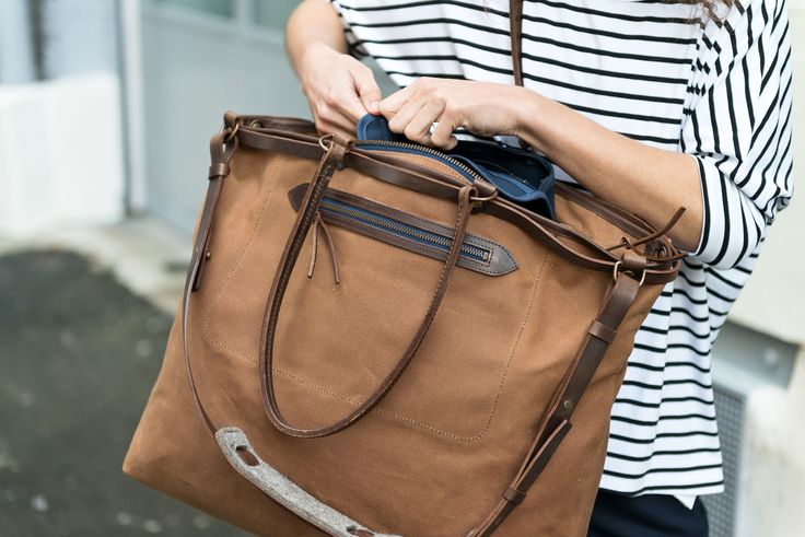 Brown Canvas Bag With Handles For On-the-go, Brown Canvas Weekender Bag With Top Carry Handle, Camel Tote Satchel For On-the-go, Camel Shoulder Bag Large Capacity For Travel, Chic Camel Tote Shoulder Bag, Camel Shoulder Bag With Leather Handles, Camel Bags With Adjustable Strap For On-the-go, Camel Shoulder Bag With Leather Handles For Travel, Casual Camel Shoulder Bag For Travel