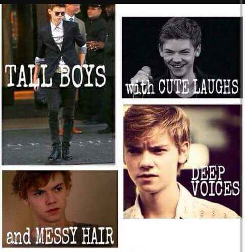 four different pictures with the words tall boys and messy hair on them, including an image of a man in a tuxedo