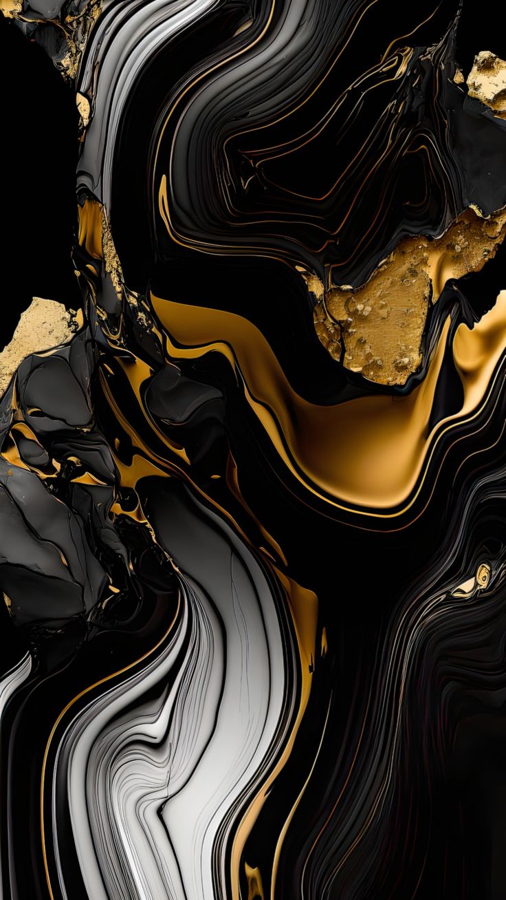 an abstract black and gold background