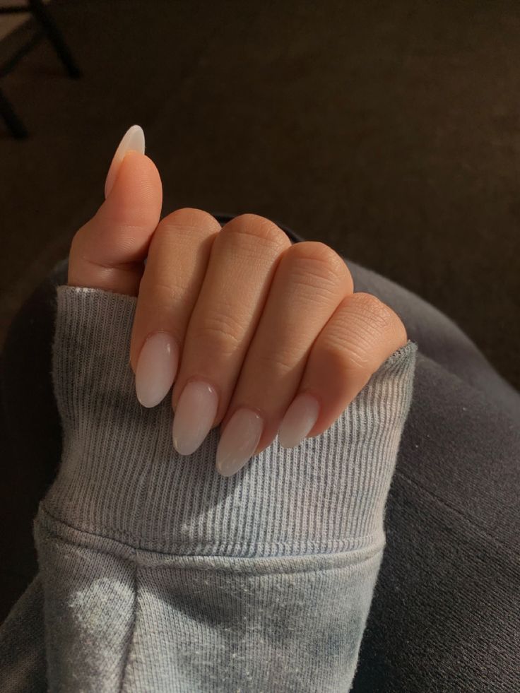 Milky Nails, Basic Nails, Casual Nails, Soft Nails, Neutral Nails, Clean Nails, Girls Nails, Pretty Acrylic Nails, Chic Nails