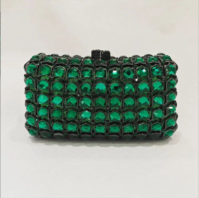 Big Stones Evening Purse Bags Rhinestone Wedding Gems Clutch Bag Bridal Clutches Women Diamonds Party Purses Bag The images shown are not the actual item and are for your reference only. BAG SIZE AS FOLLOW: length:18cm width:6cm high:12cm Green Rectangular Evening Bag For Wedding, Green Embellished Evening Bag For Wedding, Green Handheld Clutch For Evening, Green Rectangular Evening Bag For Party, Green Clutch For Party, Green Rectangular Evening Bag For Events, Green Clutch For Formal Occasions, Green Clutch Bag For Formal Occasions, Handheld Green Clutch For Wedding