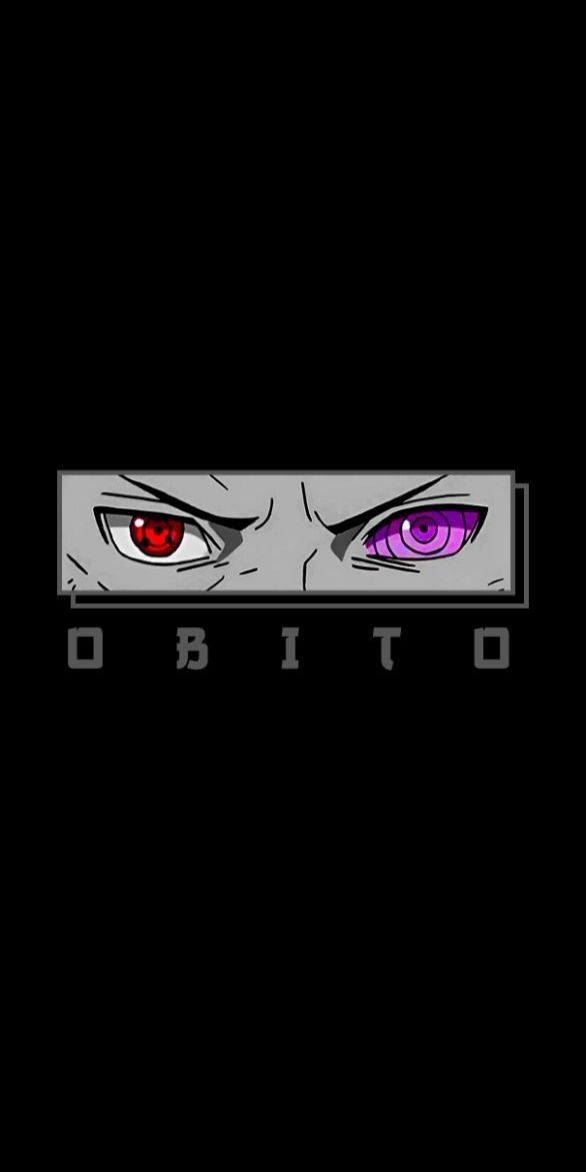 the eyes of an anime character with red and purple irises in their eyes, on a black background