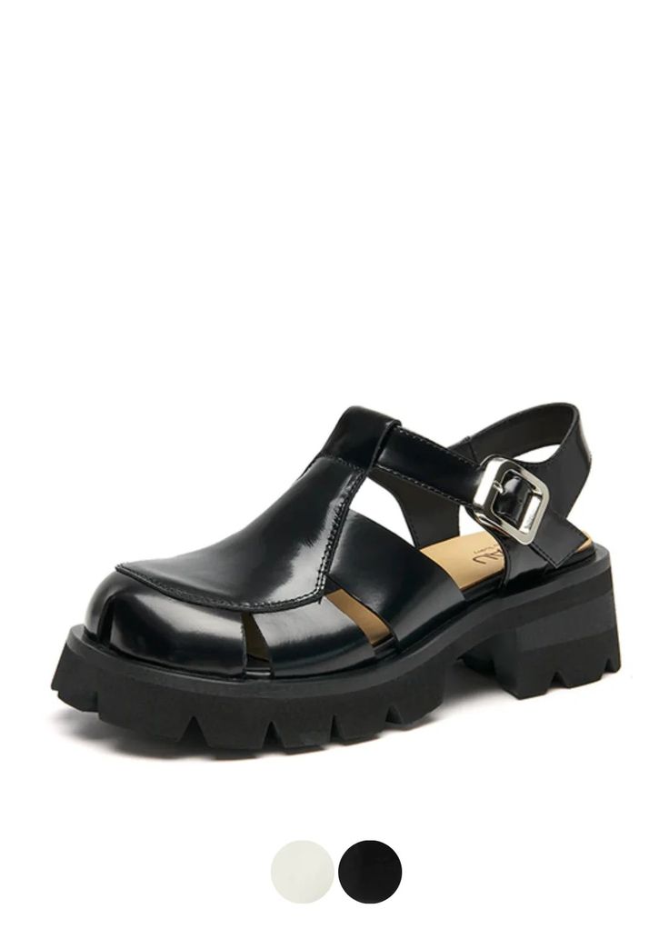 Monic Women's Leather Sandals from USS Shoes feature a secure ankle strap and a sturdy EVA outsole. The square heel provides comfortable support, while the buckle strap closures allow for a customizable fit. Perfect for any occasion, these sandals offer both style and function. Leather Closed Toe T-strap Sandals With Buckle Closure, Black Mary Jane Sandals For Summer, Black Closed Toe Heels With Tang Buckle, Mary Jane Leather Sandals With Heel Loop, Leather Platform Sandals With Square Toe, Black Slingback Sandals With Ankle Strap And Tang Buckle, Leather Mary Jane Open Toe Sandals, Black Sandals With Rectangular Buckle Closure, Mary Jane Sandals With Buckle Closure And Closed Toe