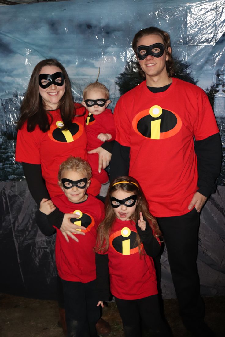 a family dressed up in incredible costumes