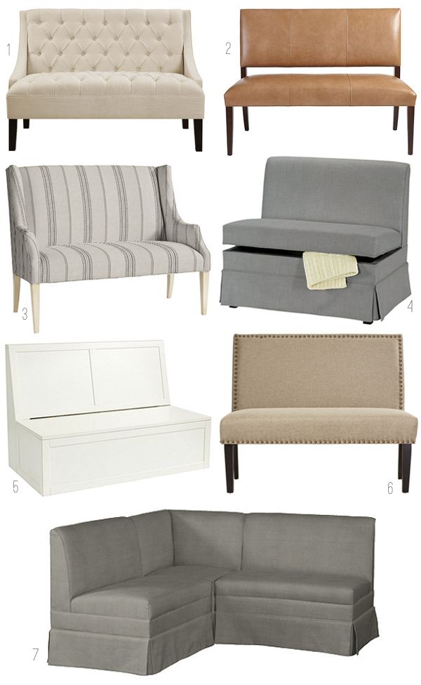 the different types of couches and loveseats