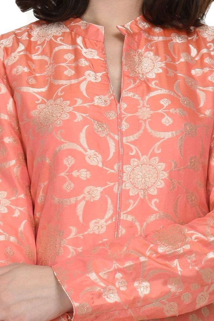 Banarsi Silk Suit Design Latest, Neck Designs For Silk Suits, Banarsi Kurti Designs Latest, Banarsi Suit Design Latest, Jamawar Dresses, Banarasi Suit Designs Latest, Pure Silk Suits, Banarsi Suit Design, Banarasi Suit Designs