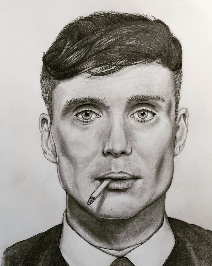 Thomas Shelby Pencil Sketch, Thomas Shelby Portrait Drawing, Thomas Shelby Drawing Easy, Thomas Shelby Drawing Pencil, Tomas Shelby Drawing, Cillian Murphy Sketch, Tommy Shelby Sketch, Peaky Blinders Sketch, Cillian Murphy Drawing