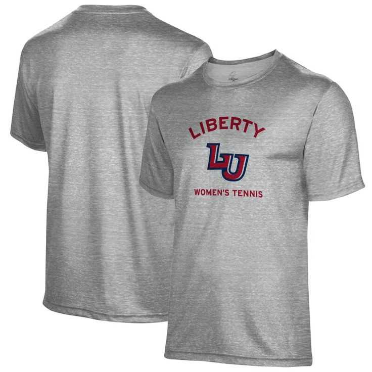 The Men's Gray Liberty Flames Women's Tennis Name Drop T-shirt is the perfect way to show your support for the Liberty Flames. Made from a comfortable polyester and cotton blend, this t-shirt features printed graphics that proudly display the Liberty Flames logo. Whether you're cheering on the team at a game or just showing your support around town, this t-shirt is sure to turn heads. Titan Logo, Football Names, Houston Cougars, Uconn Huskies, Indiana University, South Bend, Womens Tennis, Womens Soccer, Womens Basketball