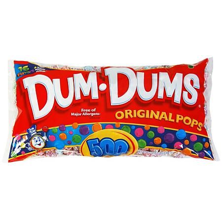 a bag of gum - duns candy on a white background