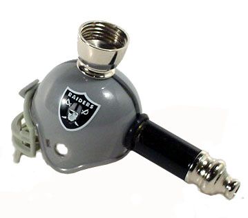 an oakland football helmet bottle stopper is shown on a white background with space for text