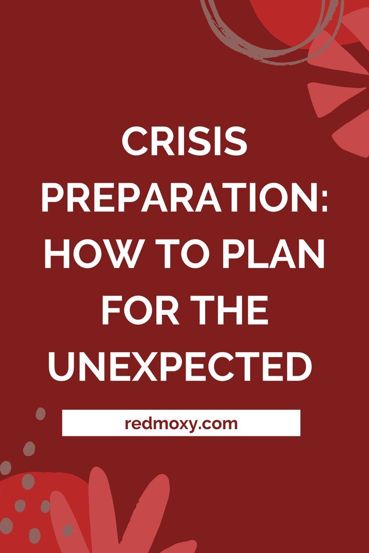 red graphic with red shapes in the corners for RedMoxy blog about crisis preparation Crisis Communication, Communication Plan, Public Relations Strategy, Workplace Communication, Communications Plan, Business Writing, The Unexpected, Public Relations, The Worst