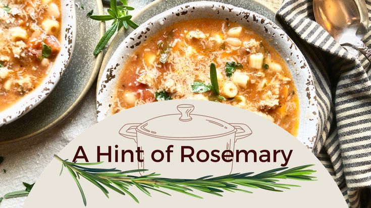 a hint of rosemary