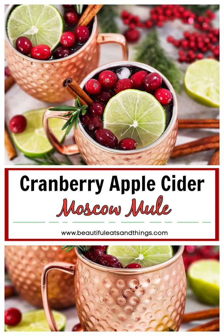 cranberry apple cider moscow mule recipe