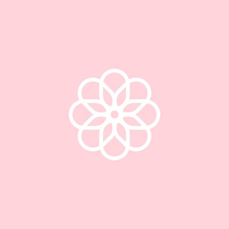 a white flower on a pink background