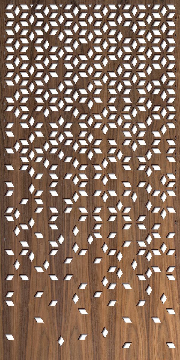 an intricately designed wooden surface with holes in the center and white squares on it