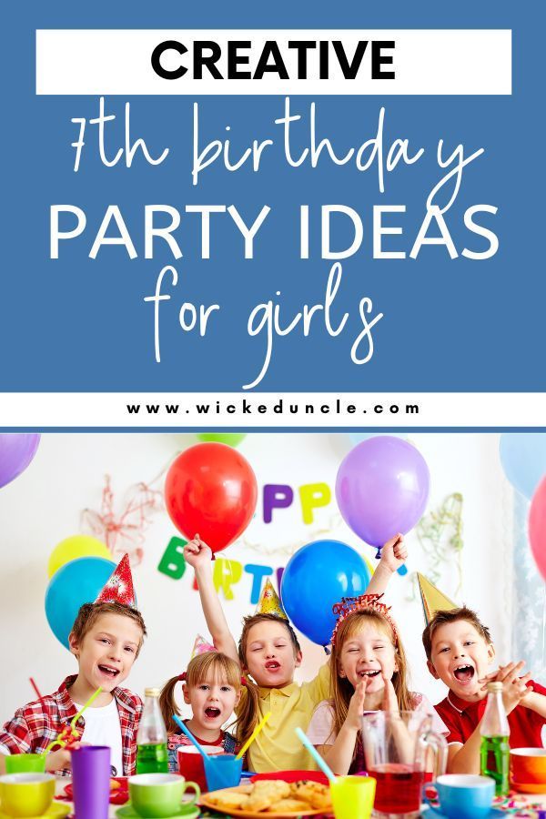 kids at a birthday party with the words creative ideas for girls overlaying them