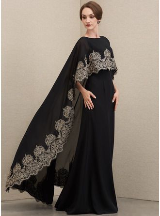 [US$ 164.00] A-line Boat Neck Floor-Length Chiffon Evening Dress With Appliques Lace  - JJ's House Chiffon Evening Dress, Lace Evening Dress, Tulle Evening Dress, Satin Evening Dresses, Chiffon Evening Dresses, Wallpaper Vintage, Bride Clothes, Lace Evening Dresses, Groom Dress