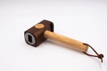 Small Woodworking Projects Diy Bottle Opener, Beer Accessories, Cnc Machine Projects, Wood Bottle Opener, Woodworking Projects Unique, Wooden Bottle Opener, Wood Bottles, Aspen Wood, Hammer Head