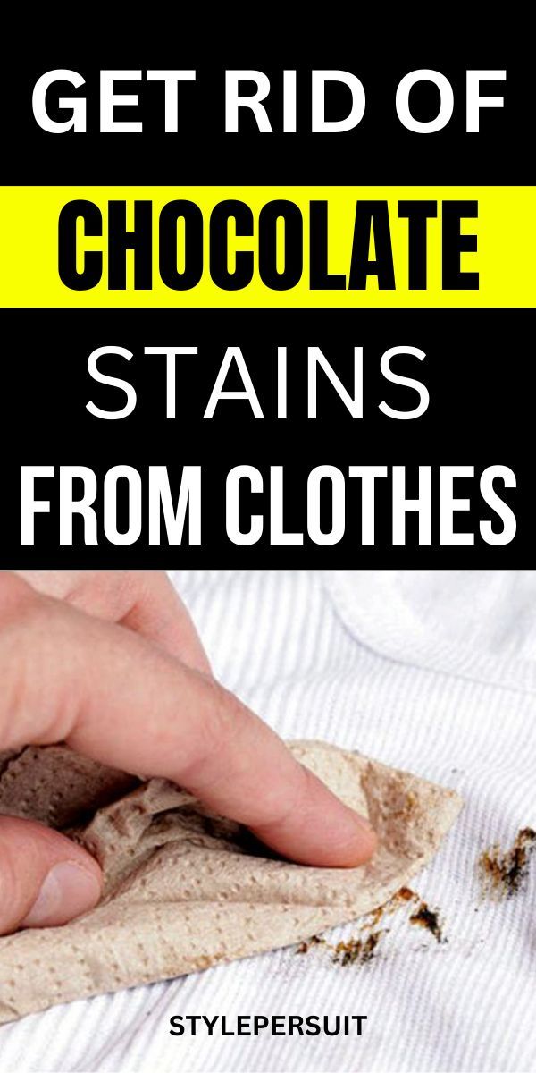 a person is cleaning their clothes with a sponge and cloth on the floor, while text reads get rid of chocolate stains from clothes