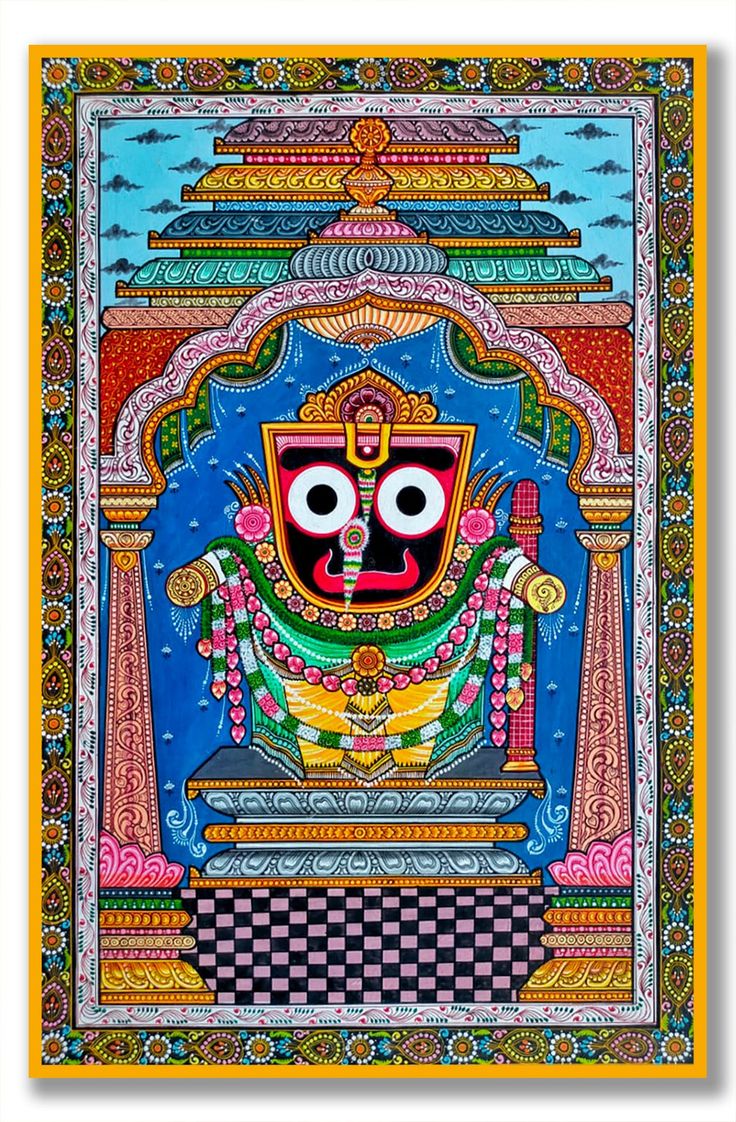 Jaganath Prabhu Mandala Art, Patachitra Paintings Jagannath, Jagannath Madhubani Painting, Krishna Pattachitra Paintings, Pattchitra Painting Borders, Jaganath Prabhu Painting, Patachitra Paintings Design, Jaganath Prabhu Drawing, Pattachitra Art Paintings