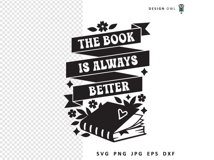 the book is always better svg file