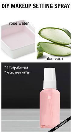 Diy Natural Makeup, Diy Makeup Setting Spray, Makeup Recipes, Homemade Makeup, Diy Shampoo, Diy Rose, Diy Beauty Recipes, Makeup Setting Spray, Mascara Facial