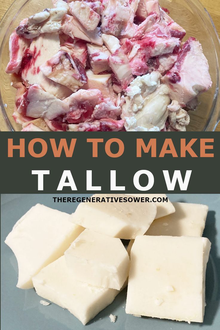 how to make tallow with cheese and meat