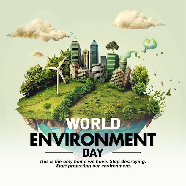 an advertisement for the world environment day