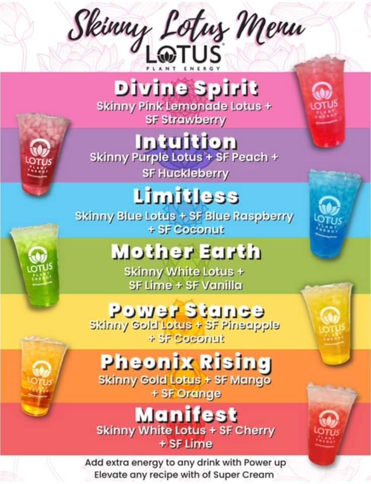 Winter Lotus Drinks, Lotus Combinations, Fall Lotus Energy Drinks, Lotus Flavor Combos, Lotus Combos, Lotus Flavors, Lotus Energy Drink Combinations, Lotus Energy Drink Recipes, Lotus Drink Recipes