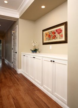 the hallway is clean and ready for us to use as a storage area in the house