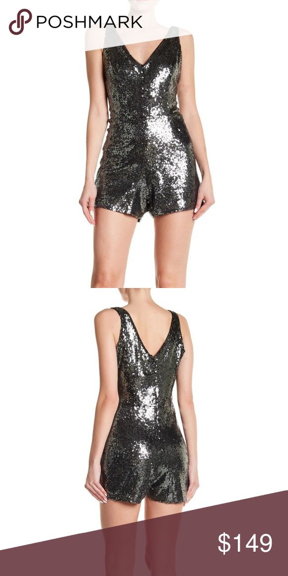 *NWT* Marina Sequin Sleeveless Romper Details: Sparkle across the dance floor in this sequined romper.  - Color: Gunmetal - V-neck and back - Sleeveless - Hidden back zip closure - Sequin construction - Lined  Fiber Content: Shell/lining: 100% polyester  Care: Spot clean  ⭐️ Bundle & save! ⭐️ MARINA Pants Jumpsuits & Rompers Sequin Rompers, Sleeveless Rompers, The Dance, Dance Floor, Pant Jumpsuit, Jumpsuit Romper, Sequin, Cocktail Dress, Pants For Women