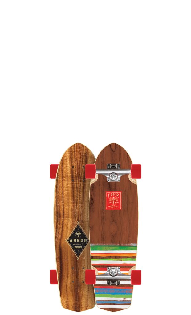 two skateboards are standing next to each other