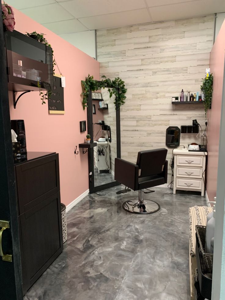 the salon is clean and ready for customers to use