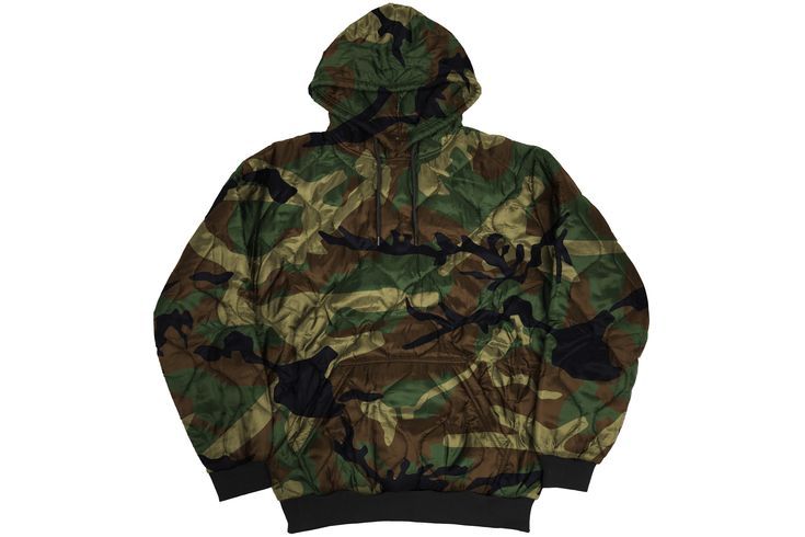 The Gear Rack Woobie Hoodie is a one-of-a-kind military-inspired garment that seamlessly blends warmth and style. With the incorporation of military blanket technology, this versatile hoodie offers a comfortable and fashionable option for any occasion. Stay cozy and trendy with the Woodland BDU Woobie Hoodie. Military Style Long Sleeve Sweatshirt For Outdoor, Camouflage Sweatshirt For Winter Outdoor Activities, Camouflage Cotton Outerwear For Streetwear, Cotton Parka With Fleece Lining For Streetwear, Military Style Long Sleeve Hoodie With Adjustable Hood, Combat Style Hooded Parka For Streetwear, Military Windbreaker With Double-lined Hood, Camouflage Hooded Jacket With Adjustable Hood For Streetwear, Military-style Hooded Hoodie For Winter