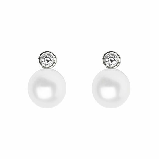 Timeless Round Brilliant Cut Pearl Earrings, Timeless Brilliant Cut Round Pearl Earrings, Timeless White Gold Pearl Earrings With Brilliant Cut, Timeless Brilliant Cut White Gold Pearl Earrings, Timeless Round Pearl Earrings With Brilliant Cut, Classic Pearl Drop Round Cut Earrings, Timeless Silver Pearl Earrings With Brilliant Cut, Classic Pearl Earrings With Brilliant Cut, Refined White Gold Round Pearl Earrings