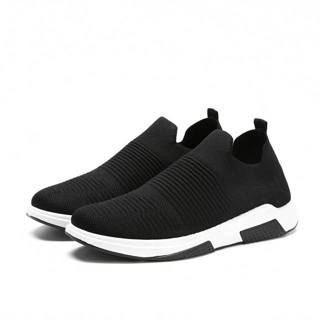 breathable mesh casual slip on shoes Casual Black Breathable Slip-on Sneakers, Comfortable Black Breathable Slip-on Sneakers, Black Flat Slip-on Sneakers For Streetwear, Black Breathable High-top Canvas Shoes, Black Breathable Slip-on Walking Shoes, Casual Black Running Shoes With Vulcanized Sole, Black Breathable Slip-on Sneakers For Jogging, Comfortable Black Slip-on Canvas Shoes, Slip-on Running Shoes With Vulcanized Sole