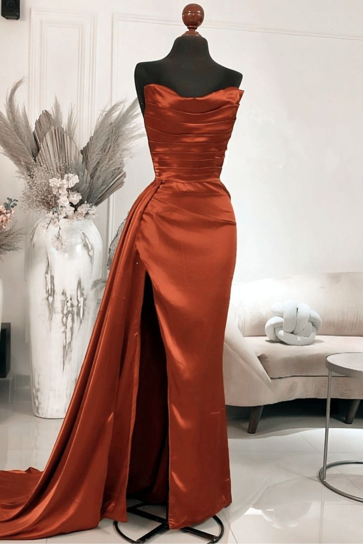 burnt orange bridesmaid dresses Burnt Orange Prom Dress, Burnt Orange Bridesmaid Dress, Orange Bridesmaid Dress, Burnt Orange Bridesmaid, Orange Formal Dresses, Burnt Orange Bridesmaid Dresses, Orange Gown, Rust Bridesmaid Dress, Orange Prom Dresses