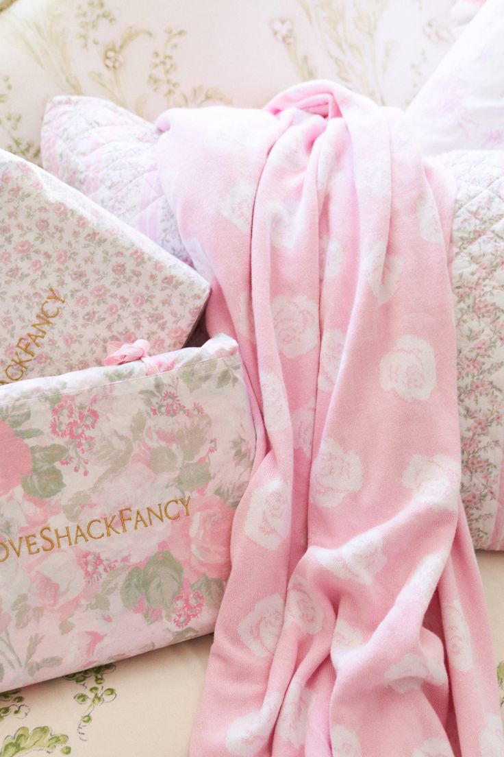 Rose Jacquard Blanket - Home Decor | Shop LoveShackFancy.com Rose Duvet Cover, Floral Sheet Set, Ruffle Pillow, Ballerina Pink, Chic Makeup, Boutique Decor, Pink Blanket, Pink Ballerina, Pink Swimsuit