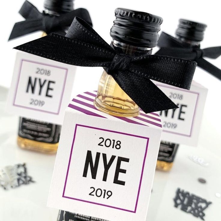 New Years Eve Party Mini Bottle Party Favor Tags Bottles Of Alcohol, Mini Liquor Bottles, Sparkling Cider, Mini Bottle, Bottle Tags, Miniature Bottles, Nye Party, Ultra White, Liquor Bottle