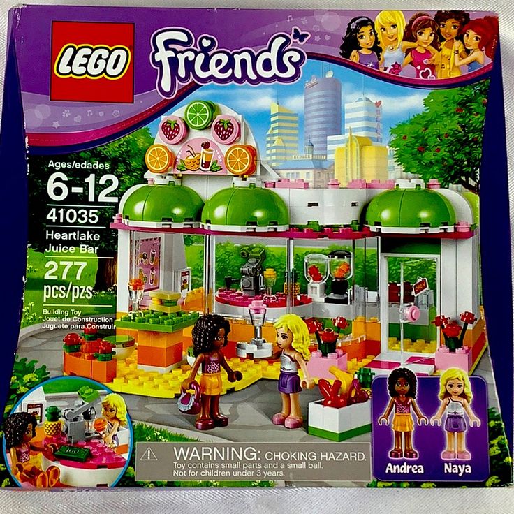 the lego friends set is in its box