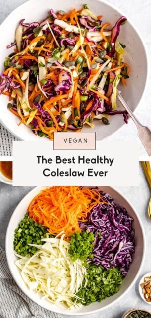 the best healthy coleslaw ever