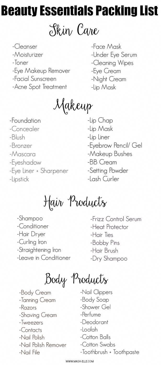 Haut Routine, Packing Essentials List, Makeup List, Skin Care Cleanser, Essentials List, Facial Sunscreen, Acne Spots, Beauty School, Eye Makeup Remover