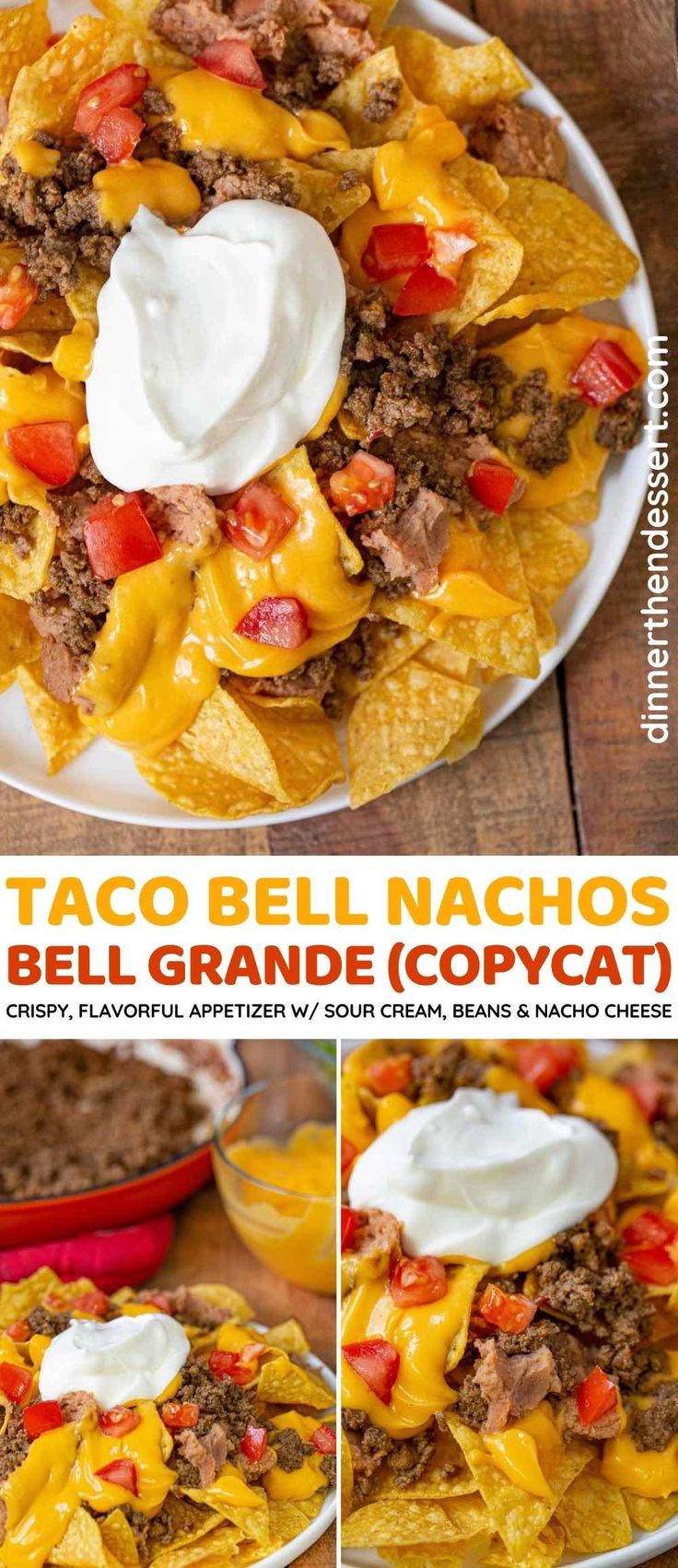 this taco bell nachos is an easy and delicious appetizer that's ready in under 30 minutes