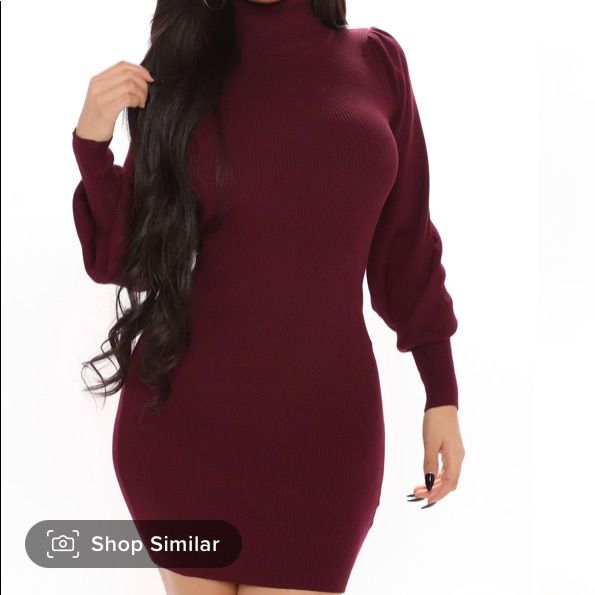 Brand New Never Worn Fashion Nova Wine Colored Dress Sweater Dress. Paid $50 And Only Selling For $30. Chic Red Mini Sweater Dress, Burgundy Stretch Dress For Fall, Stretch Burgundy Dress For Fall, Burgundy Mini Dress For Winter, Burgundy Mini Dress For Winter Date Night, Winter Burgundy Mini Dress For Date Night, Burgundy Long Sleeve Bodycon Dress, Burgundy Dress For Date Night In Winter, Burgundy Dresses For Date Night In Winter