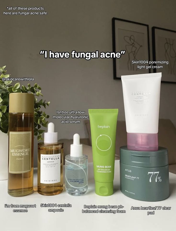 Fungle Acne, Korean Skincare For Acne, Sensitive Skin Products, Combination Skin Care Routine, Skincare For Acne, Skincare For Sensitive Skin, Acne Cleanser, Korean Skin Care Secrets, Face Skin Care Routine