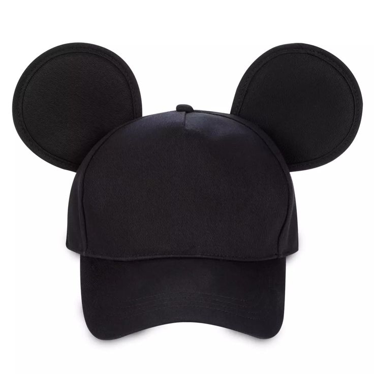 Mickey Mouse Ear Hat Baseball Cap for Adults | Disney Store Boys Mickey Ears, Black Mickey Mouse Cap, Mickey Mouse Baseball Cap, One Size Fits Most, Adjustable Black Hat With Ears, Casual Black Mickey Mouse Hat, Casual Hats With Ears, One Size Fits Most, Adjustable Mickey Mouse Cap, Casual Black Hats With Ears, Casual Adjustable Hat With Ears