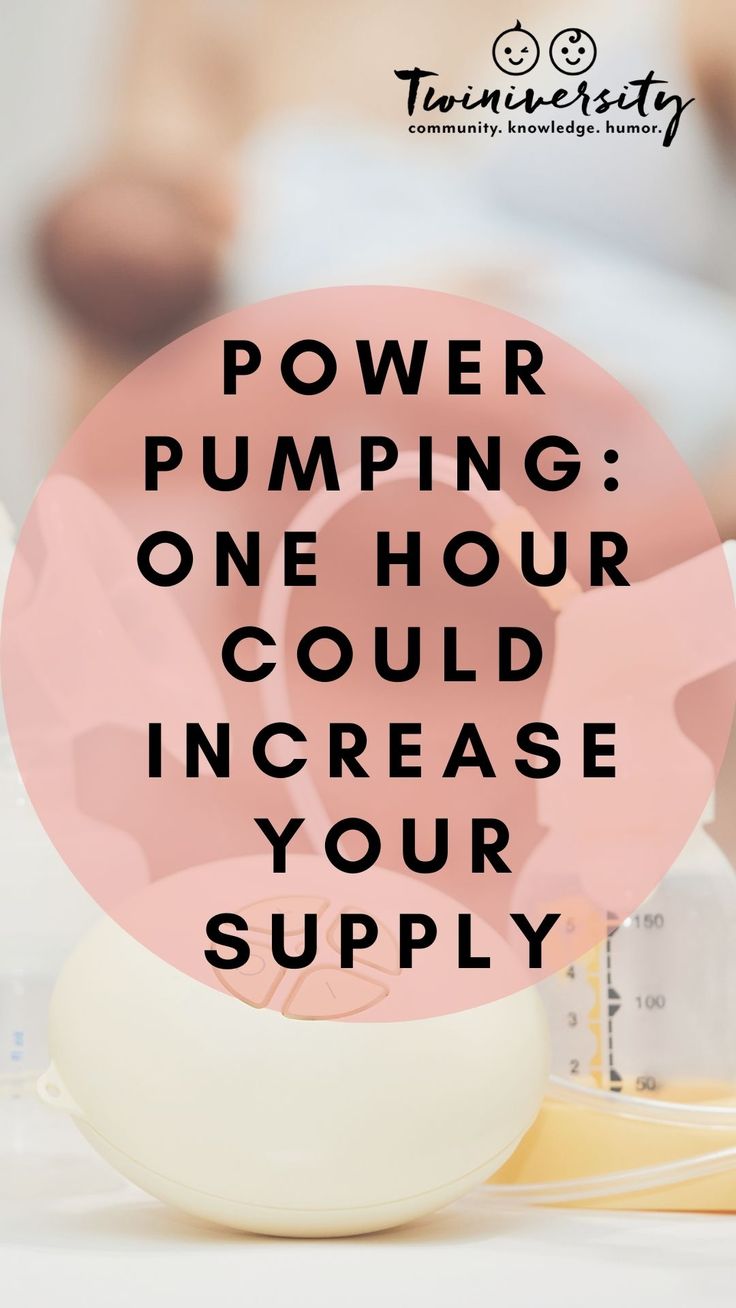 the words power pumping one hour could increase your supply