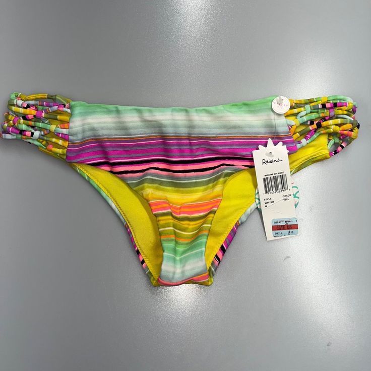 Raisins Macrame Womens Bikini Bottoms Nwt $38 A-120 Features: Bikini Bottoms Size: Womens M Condition: New With Tags Multicolor Adjustable Swimwear For Spring, Adjustable Multicolor Swimwear For Spring, Adjustable Tankini For Beach Party Season, Adjustable Tankini For Vacation, Spring Adjustable Multicolor Swimwear, Spring Multicolor Adjustable Swimwear, Adjustable Tankini For Beach In Spring, Spring Beach Tankini With Adjustable Fit, Adjustable Tankini For Spring Beach Days