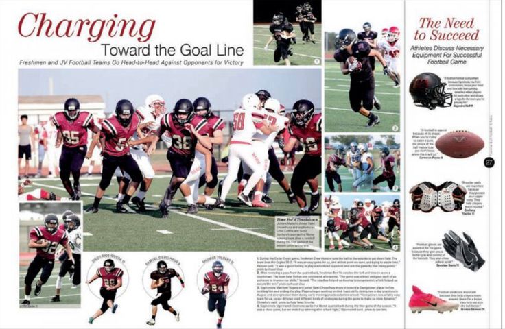 an article about the football team